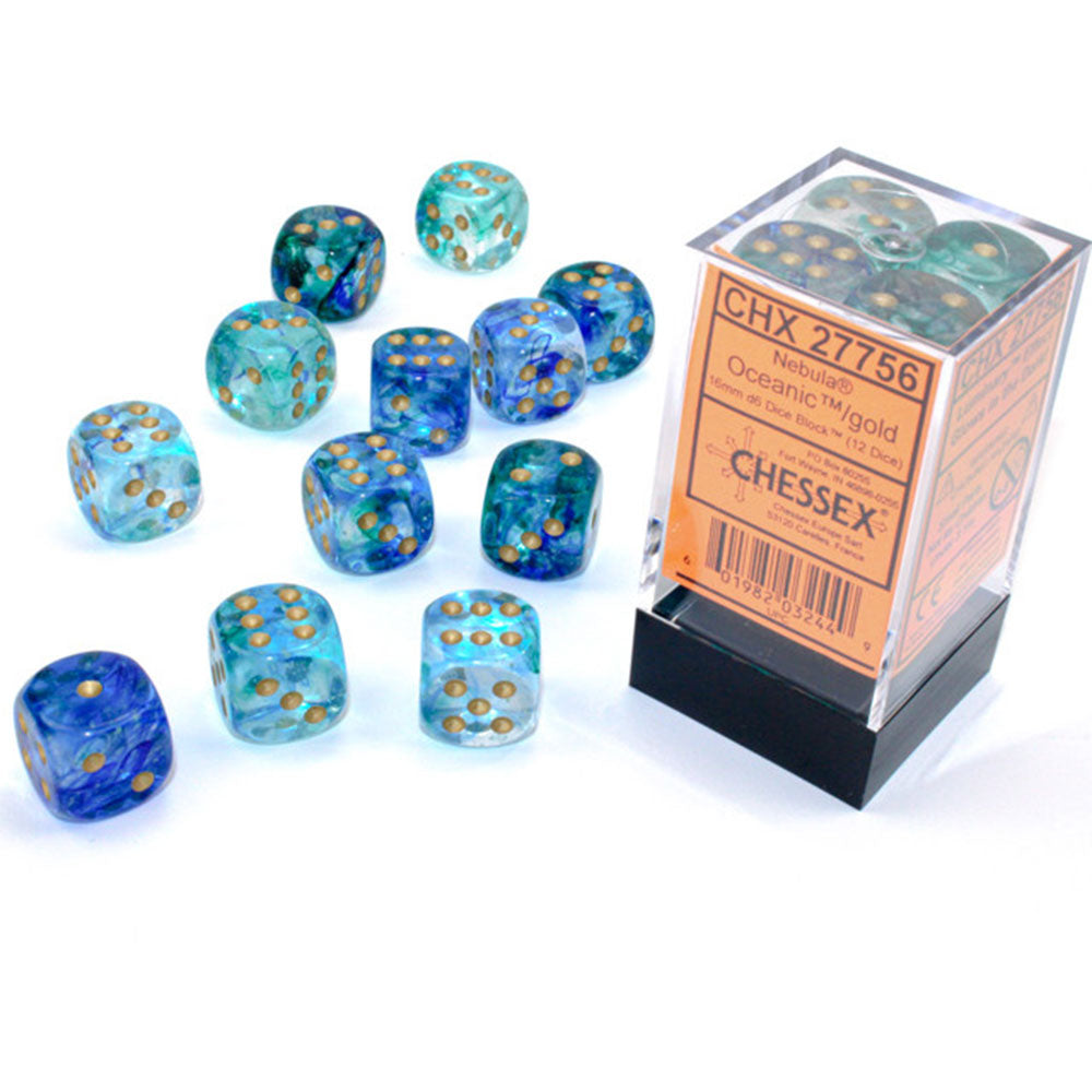 Nebula Chessex 16mm D6 terningblok