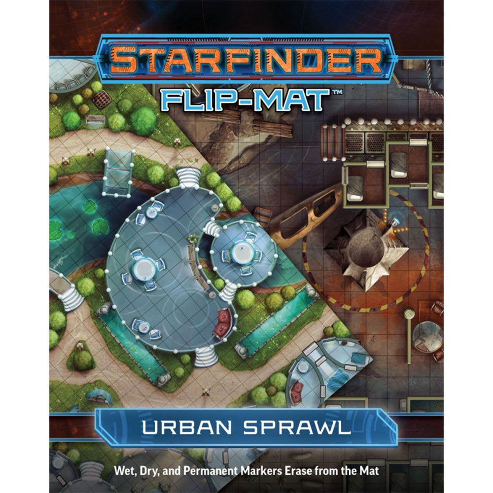 Starfinder-rollespil flip-mat