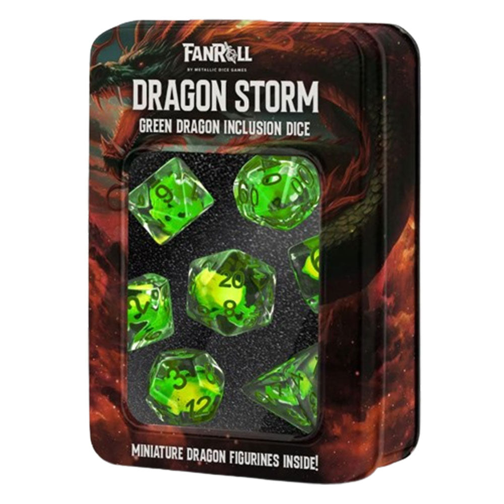 MDG Dragon Storm Inclusione Silicone Dice set 16mm