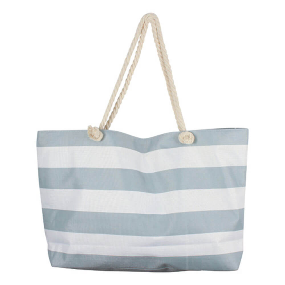 Retro Stripe Beach Bag w/ Inner Zip (70x42x15cm)