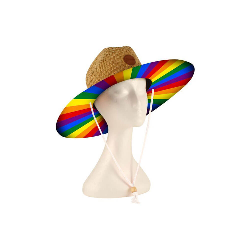 Tryckt Surfer Beach Hat (44,5x42,5x39cm)