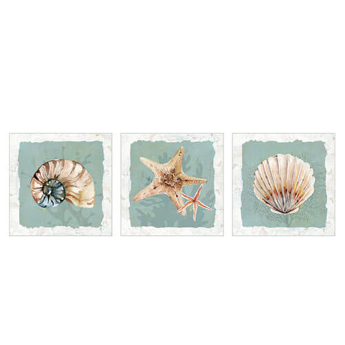 Hervey Canvas Prints Set of 3 (60x60x3.5cm)