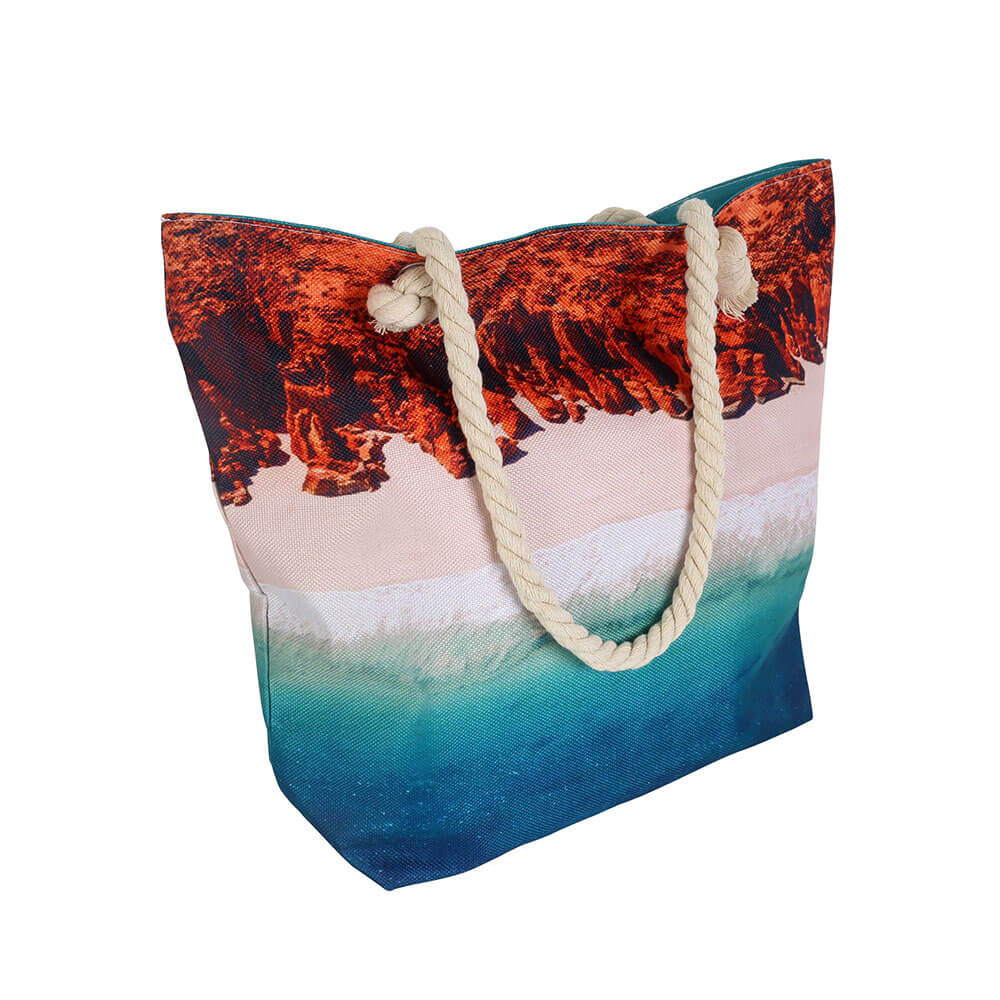 Sac de plage avec zip intérieur (50x45x15cm)