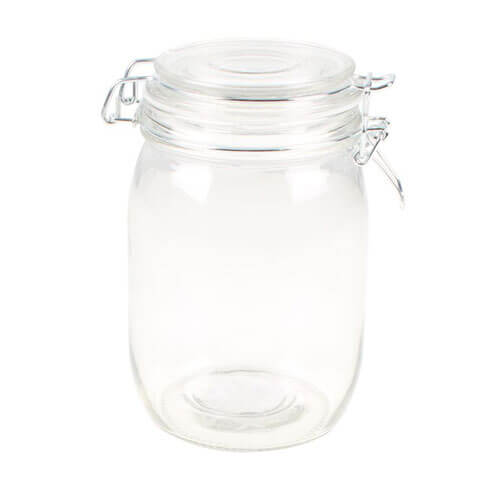 Clip Top Glass Jar