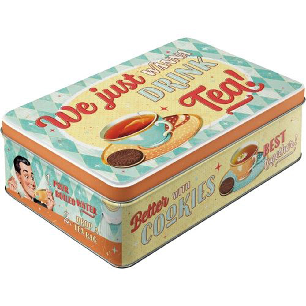 Nostalgic-Art Flat Storage Tin (23x16x7cm)