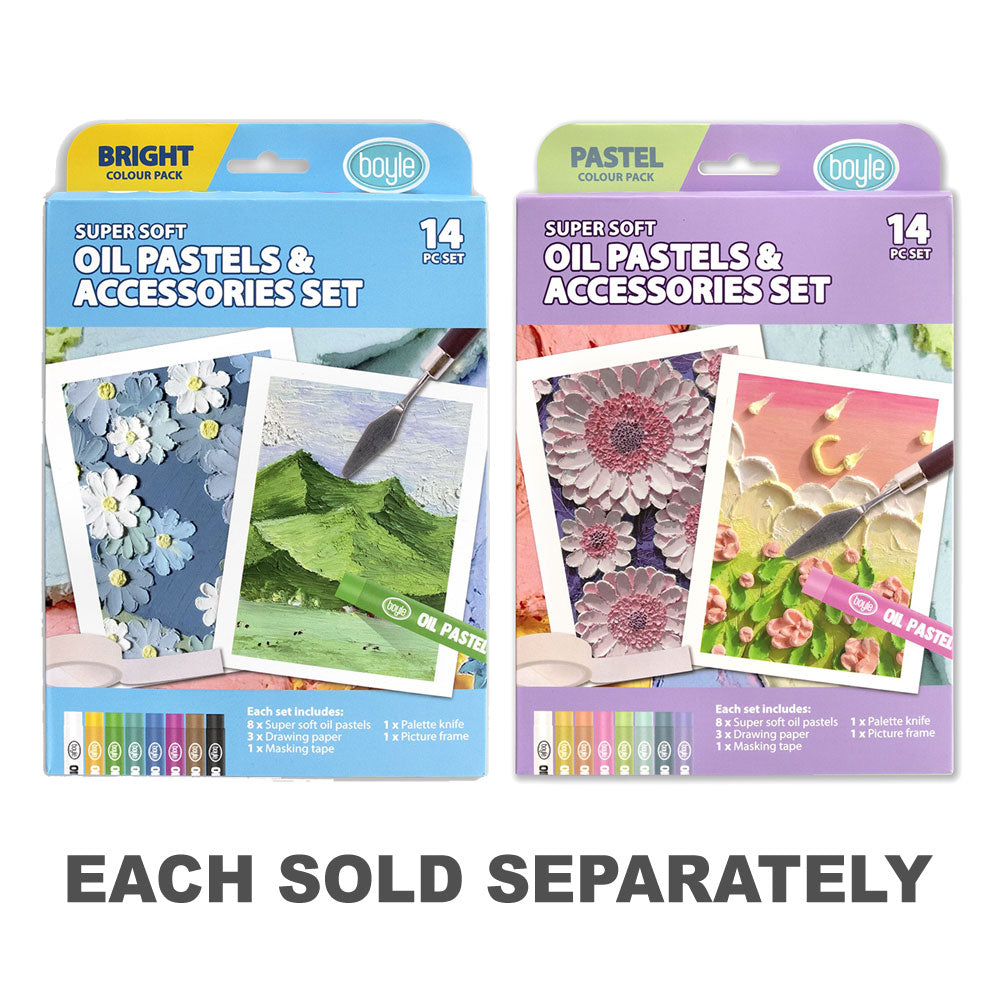 Oil Pastels and Accessories 14pc Set