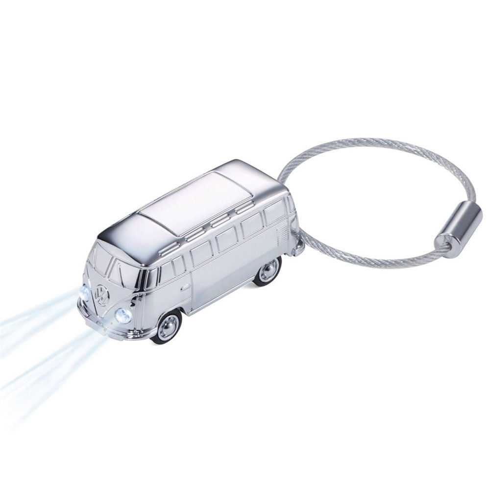 Troika VW Vehicle Keyring con luce LED (argento)