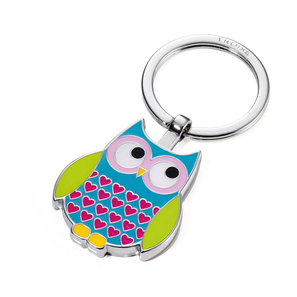 Troika Owl Keyring wielobarwna