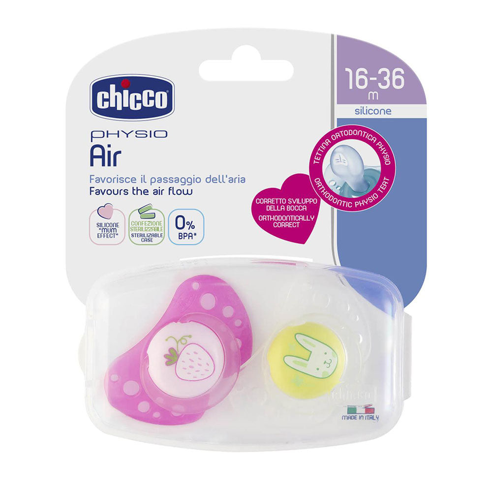 Chicco Soother Physio Air 16-36 måneder 2pk