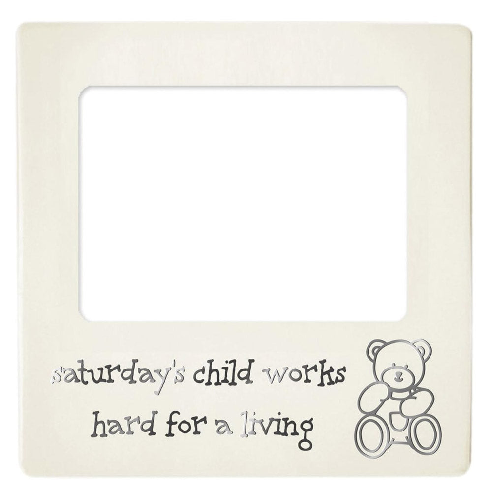 Baby Days of the Week Photo Frame