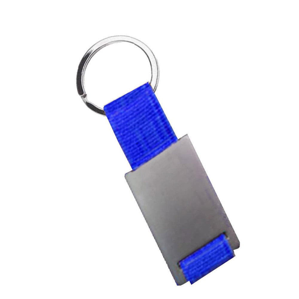 Lifefx Rectangle Plate with Ribbon Keyring