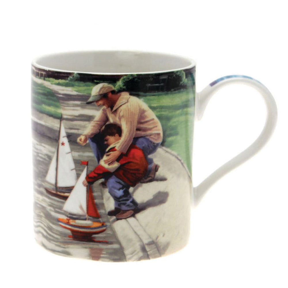 Mans Life Father and Son Mug