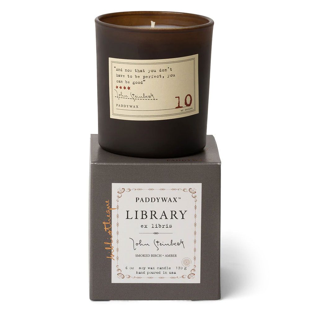 Candle de biblioteca Paddywax 6oz 6oz