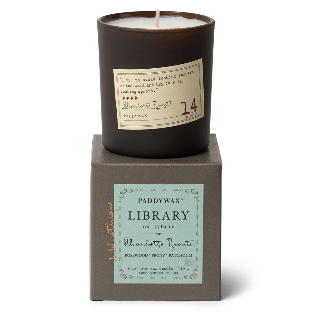 Candle de biblioteca Paddywax 6oz 6oz