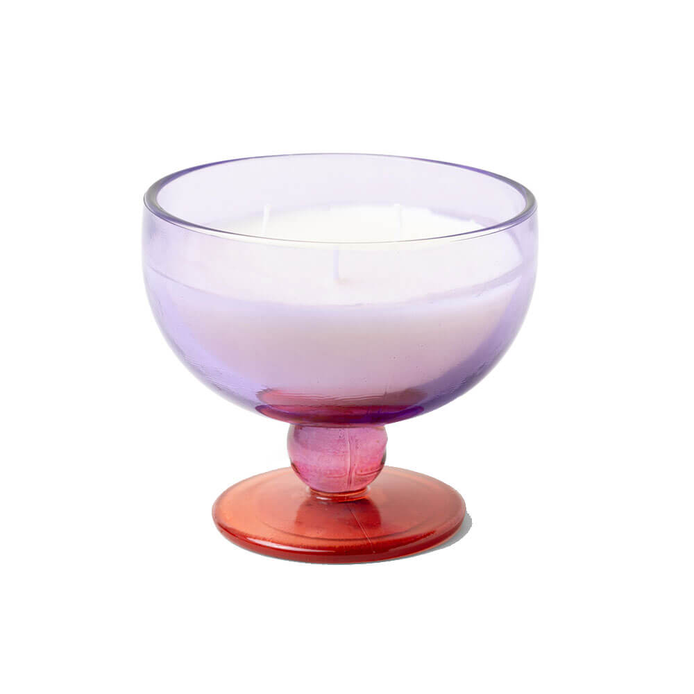 Tonet glas goblet stearinlys 6oz