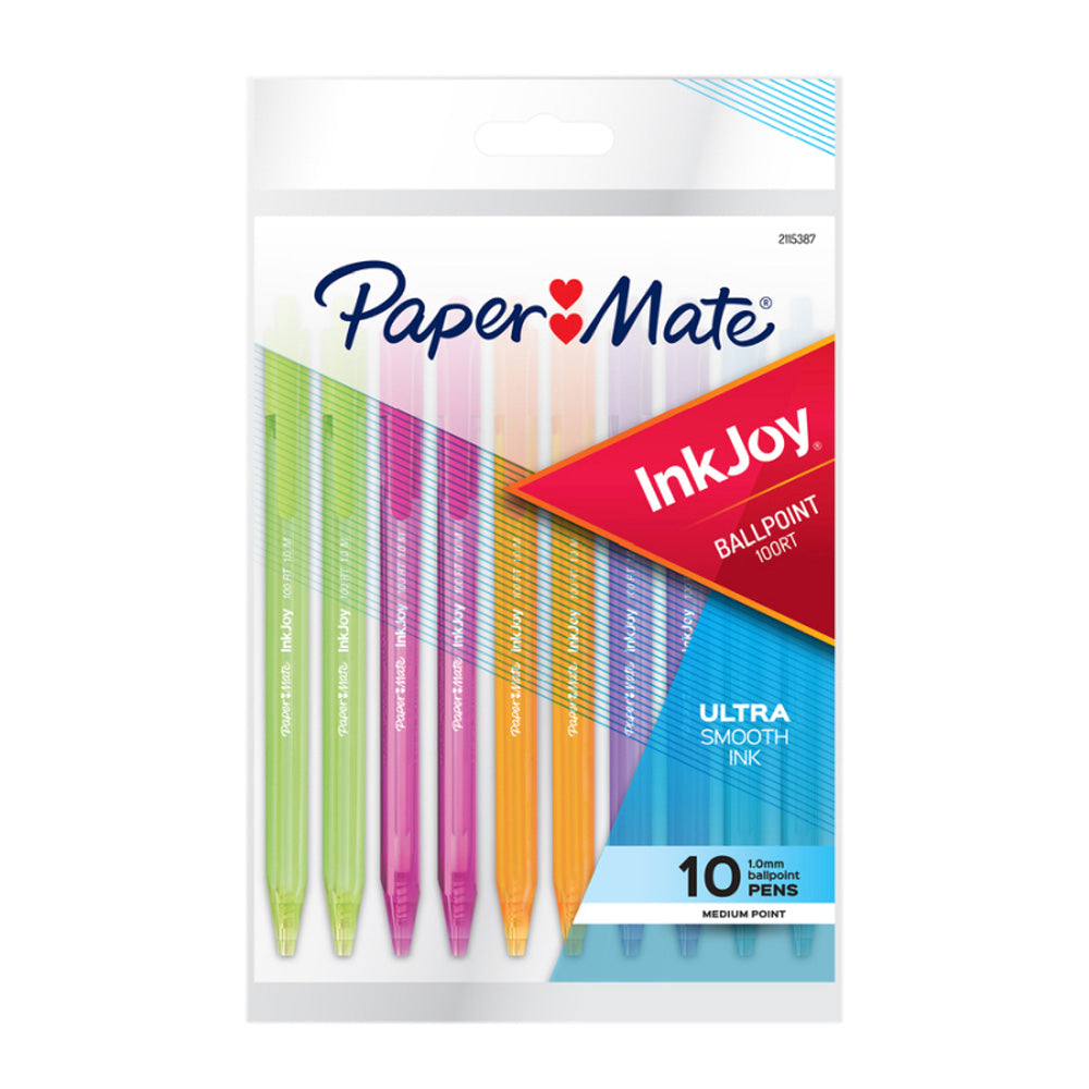 Paper Mate 10-Pack Inkjoy 100RT Ballen (caja de 12)