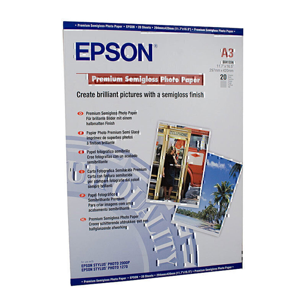 Epson Semi-Glossフォトペーパー20pc