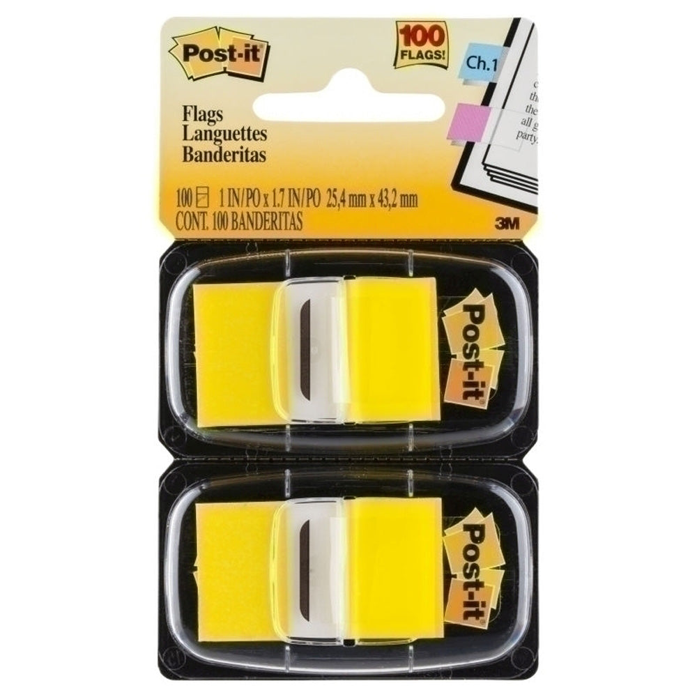 Post-it 2-pacote 25x43mm sinalizadores (caixa de 6)