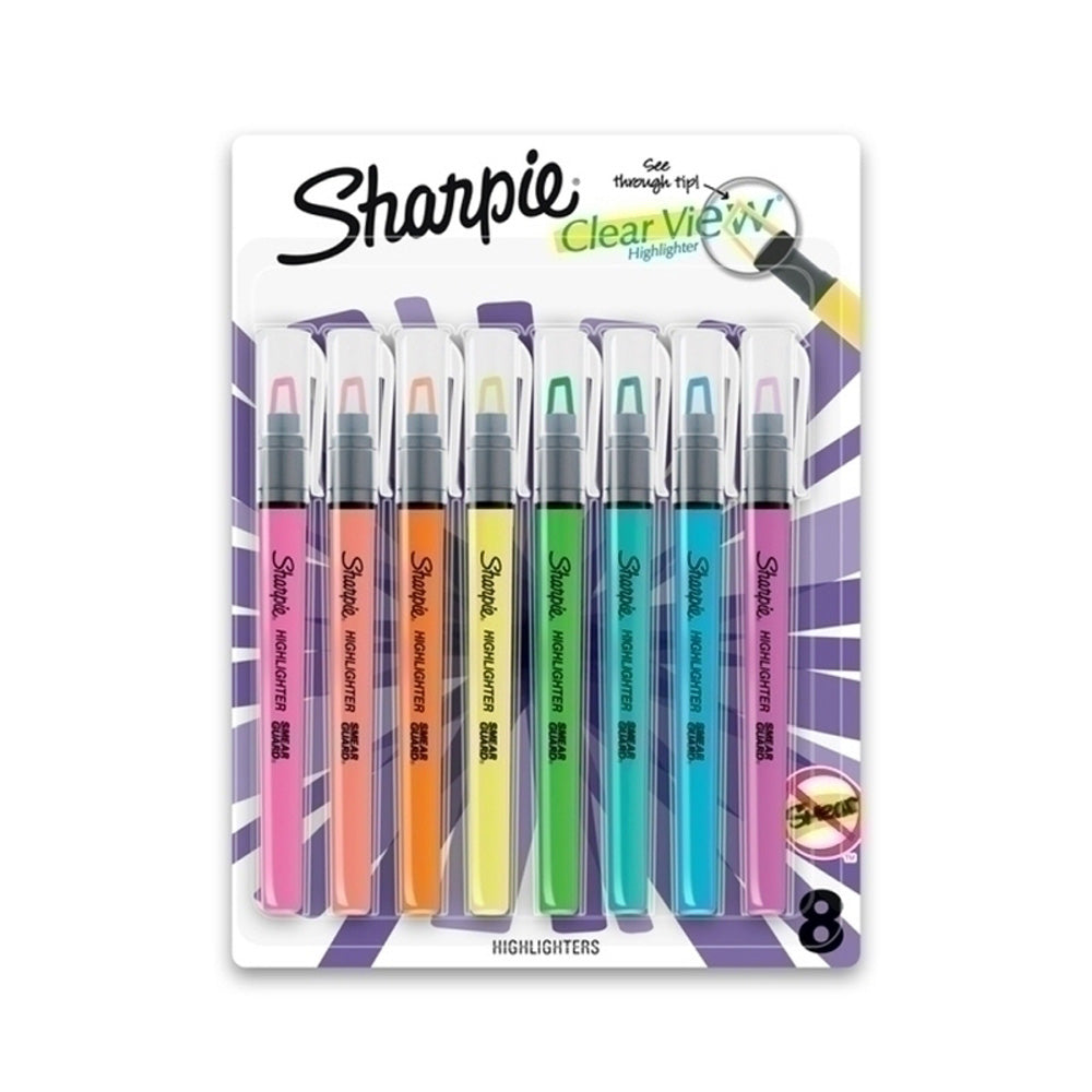 Sharpie Clear View markeerstift (doos van 6)