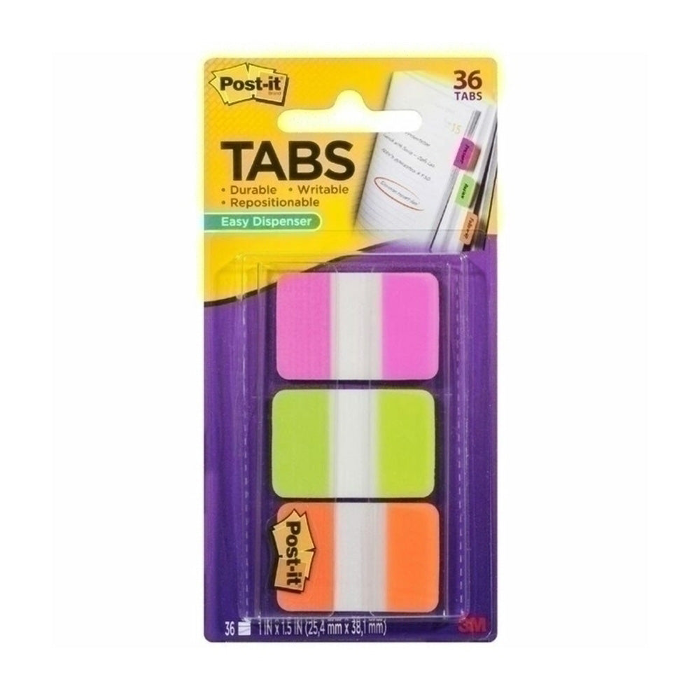 Post-it Tabs rosa/grün/orange (Box von 6)