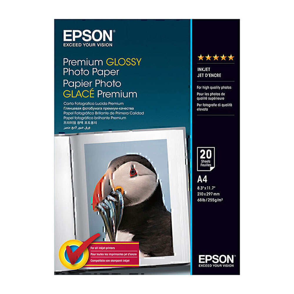 Epson Premium Glossy Photo Paper 20 stc