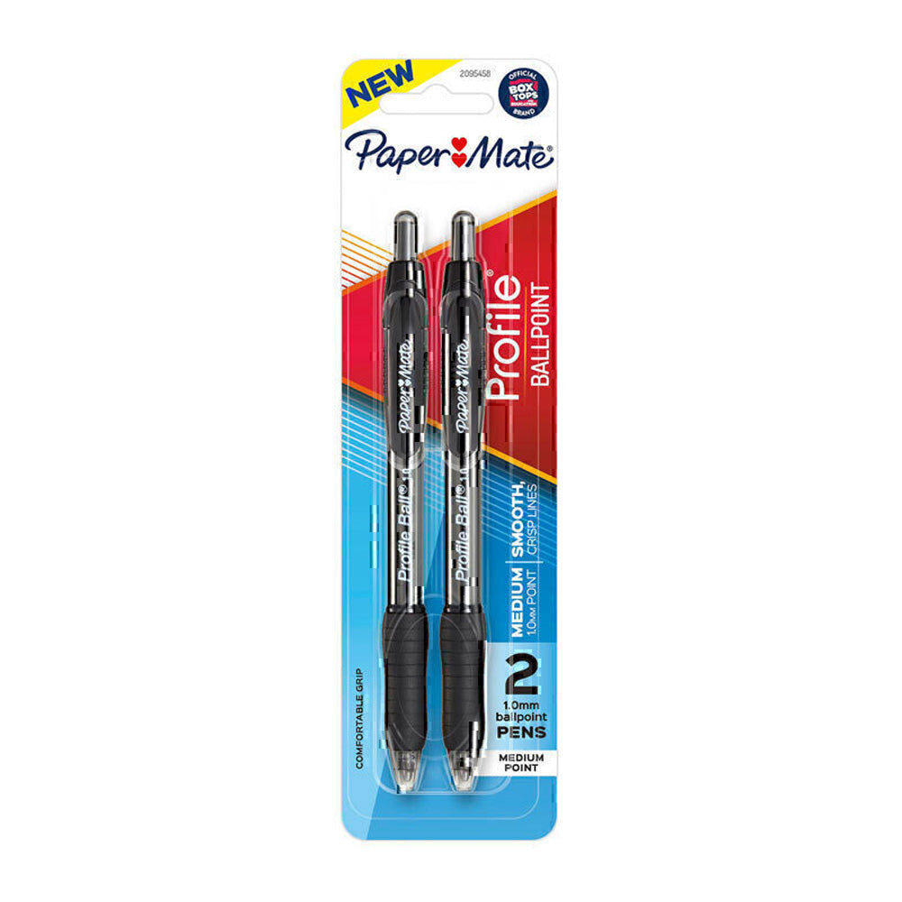 PM -profil uttrekkbar ballpen 1.0mm 2pk (boks med 6)