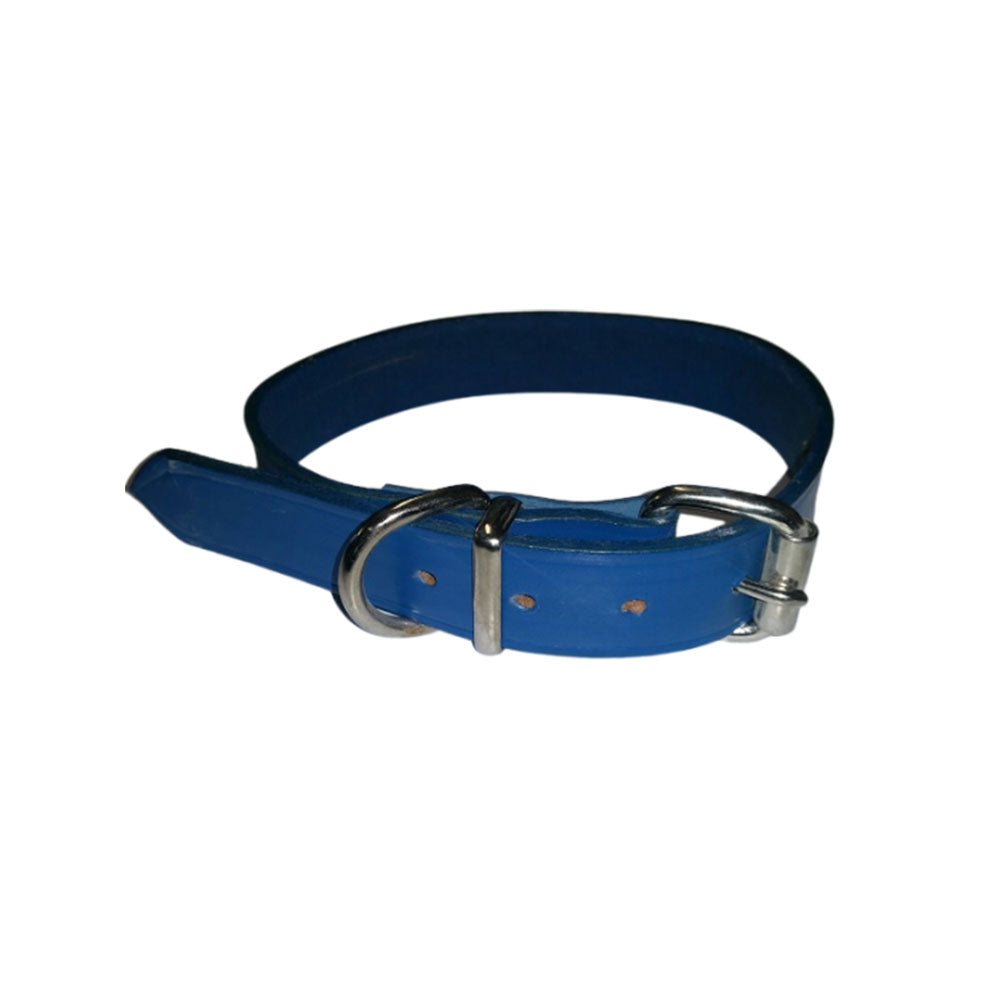 Collar semplice in pelle (blu)