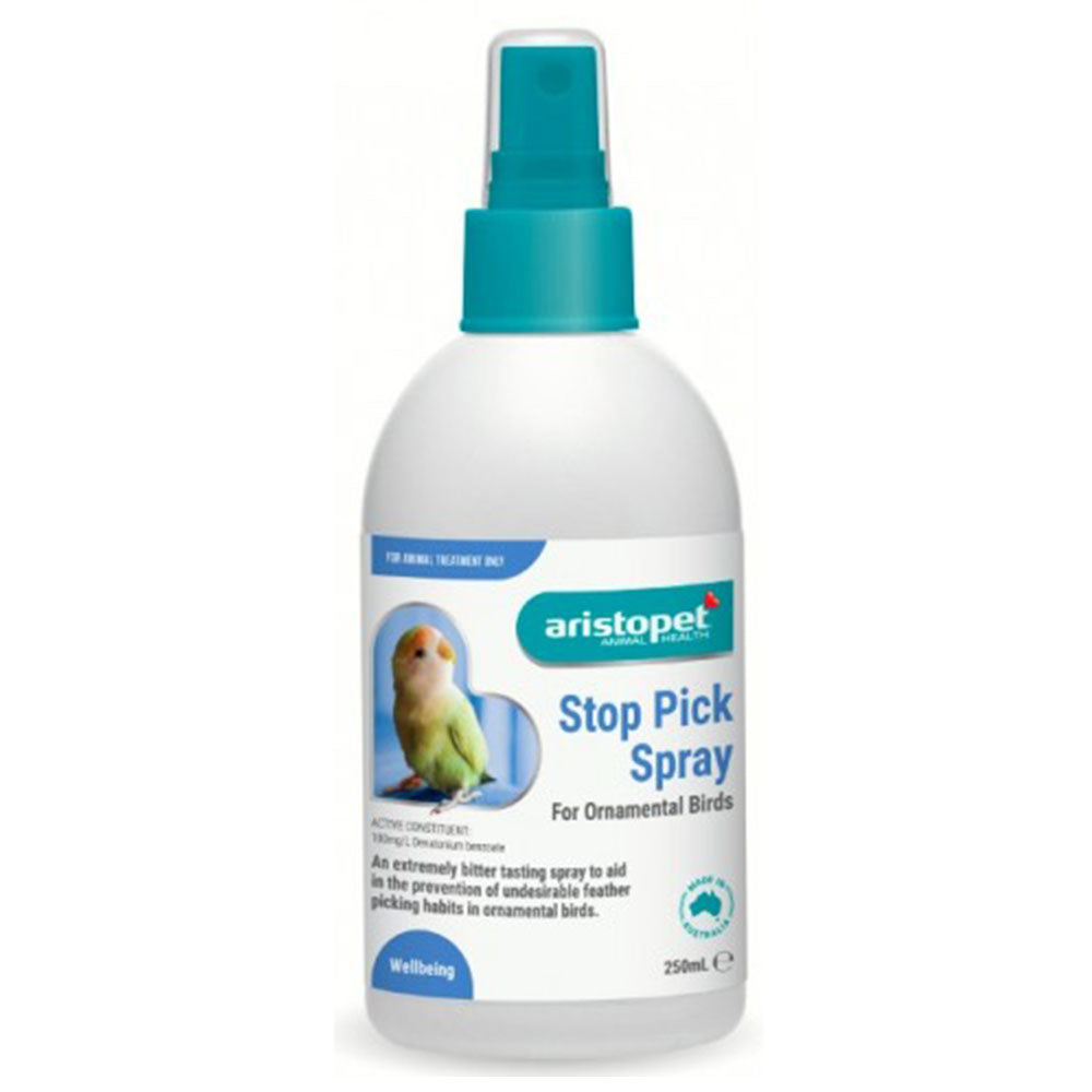 Aristopet stop pick spray per uccelli