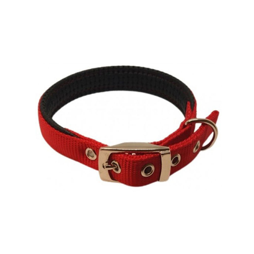 Nylon Padded Collar (Red)