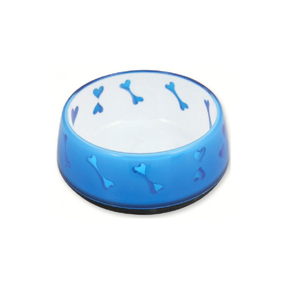 Pawise Lifestyle Dog Love Bowl (blauw)