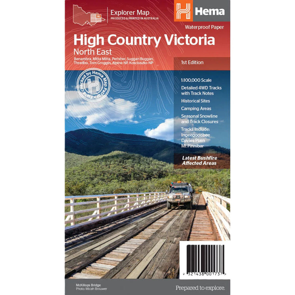 Hema High Country Victoria Map