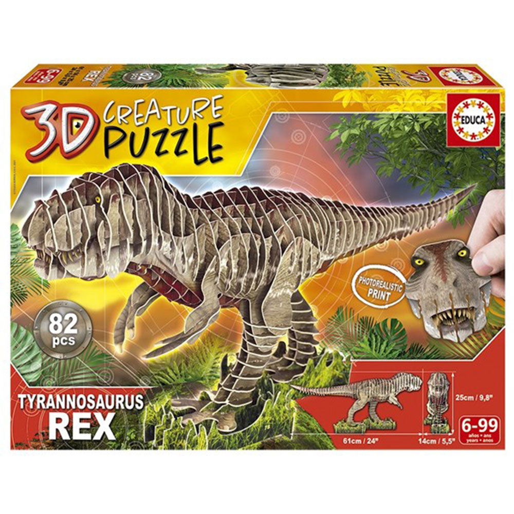 Educa 3d criatura rompecabezas de dinosaurio