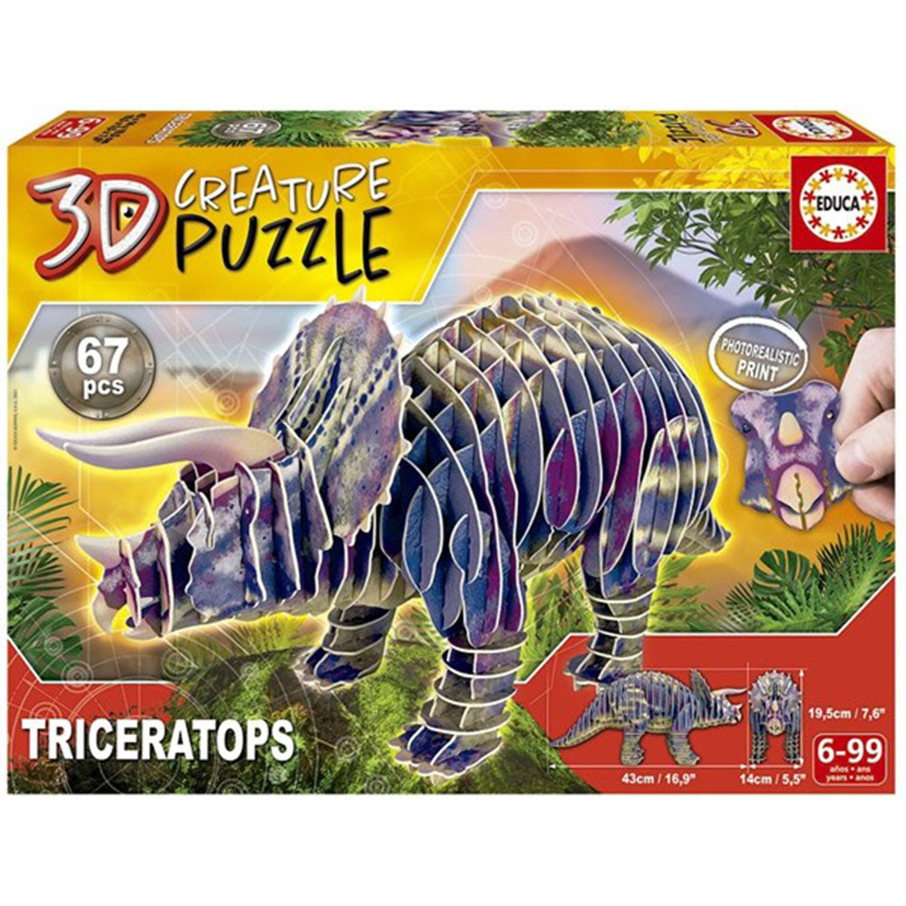 Educa 3D Creature Dinosaur Puzzle