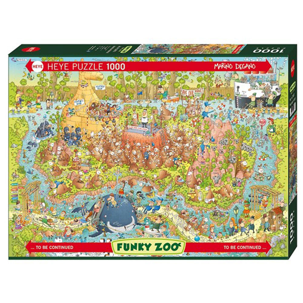 Heye funky zoo puzzle puzzle 1000pcs