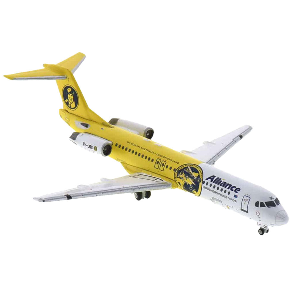 Alliance Airlines Fokker Flugzeugmodell im Maßstab 1:400