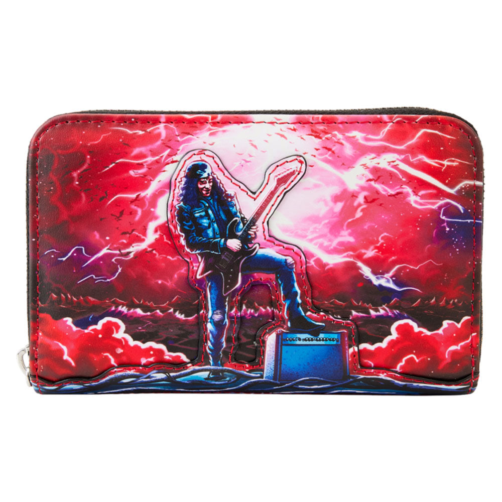 Stranger Things Eddie Munson Tribute Glow Zip Around Wallet