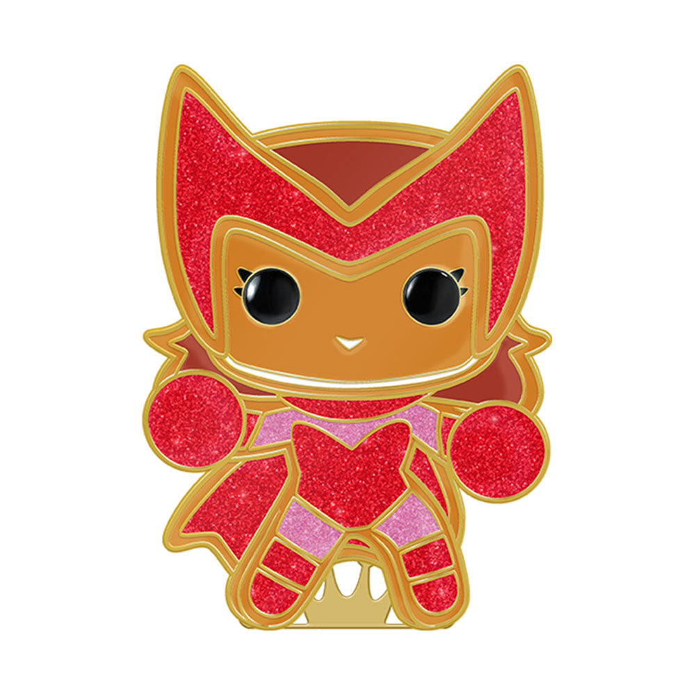 Marvel Comics Scarlet Witch Gingerbread Enamel Pop! Pin