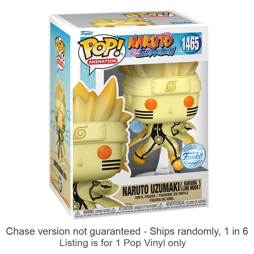 Naruto Uzumaki Kurama Link Mode US Exclusive Pop! Vinyl