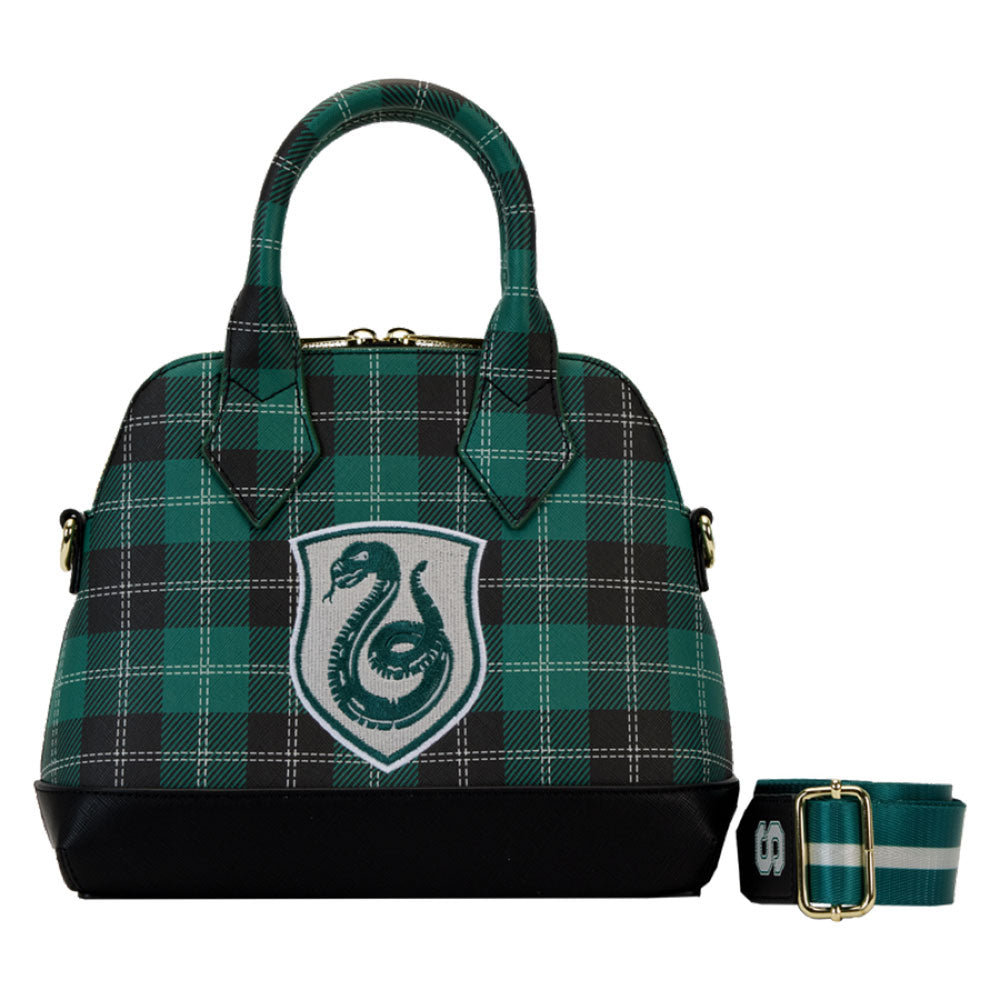 Hogwarts House Patch varsity plaid crossbody taske