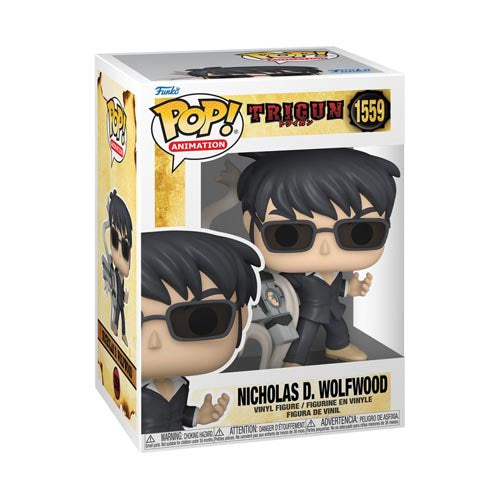 Trigun Nicholas Wolfwood w/Punisher Pop! Vinyl