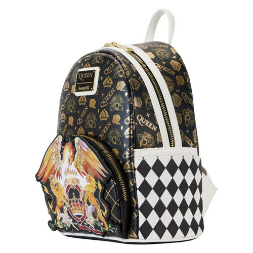 Queen Logo Crest Mini Backpack