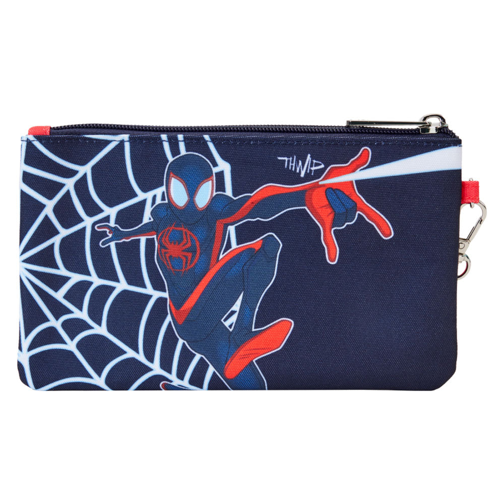 Spiderman Across the SpiderVerse Miles Nylon Wristlet Wallet