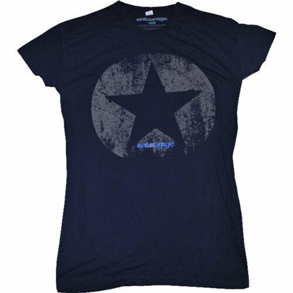 Entourage Star Navy Female T-shirt