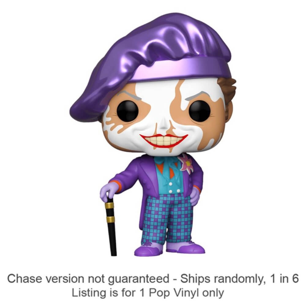 Batman 1989 Joker con Hat Pop! Vinyl Chase se envía 1 en 6