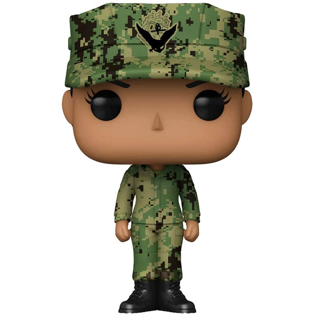 Amerikaanse militaire marine vrouwelijke pop! Vinyl