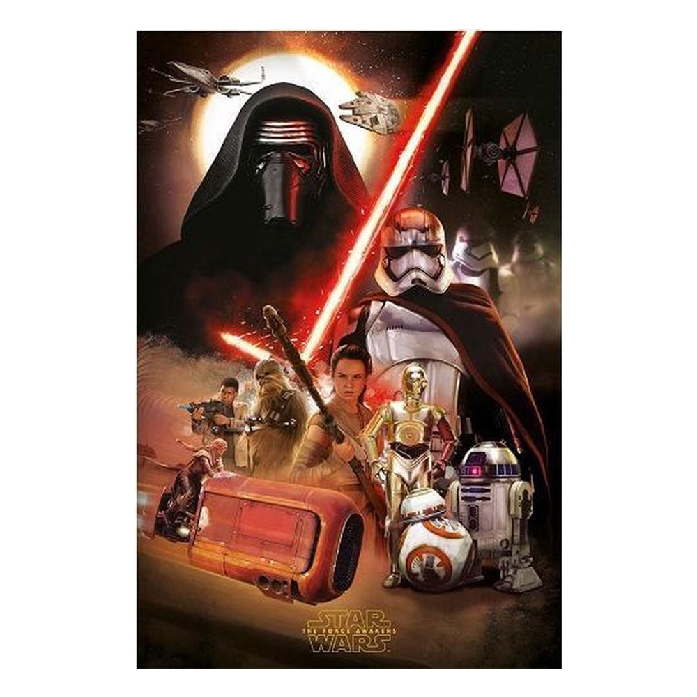 Poster episodio VII di Star Wars