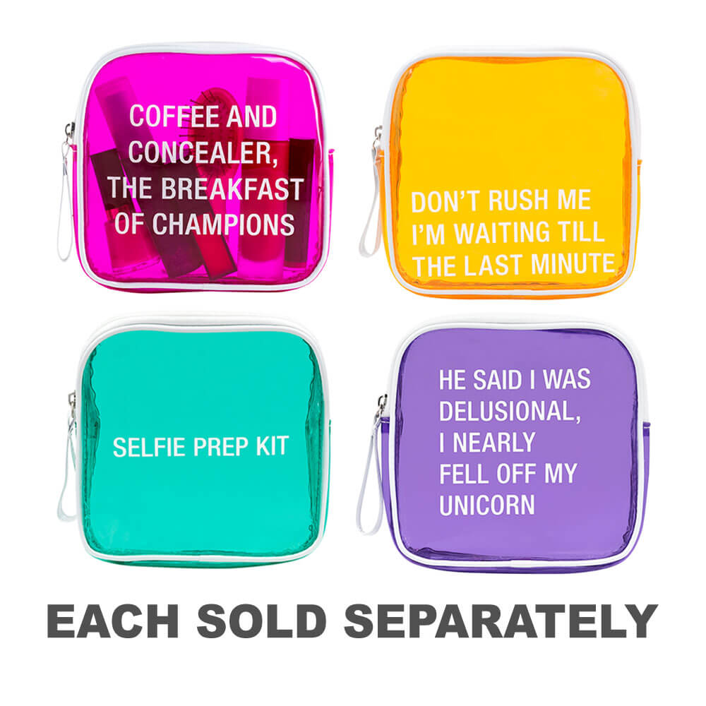 Say What Vinyl Cosmetic Bag