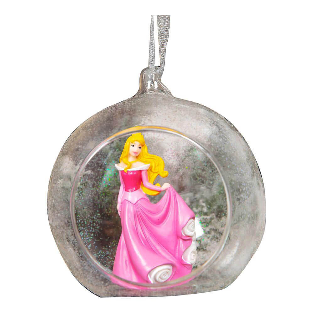 Disney Princess Christmas 3d Glass Bauble