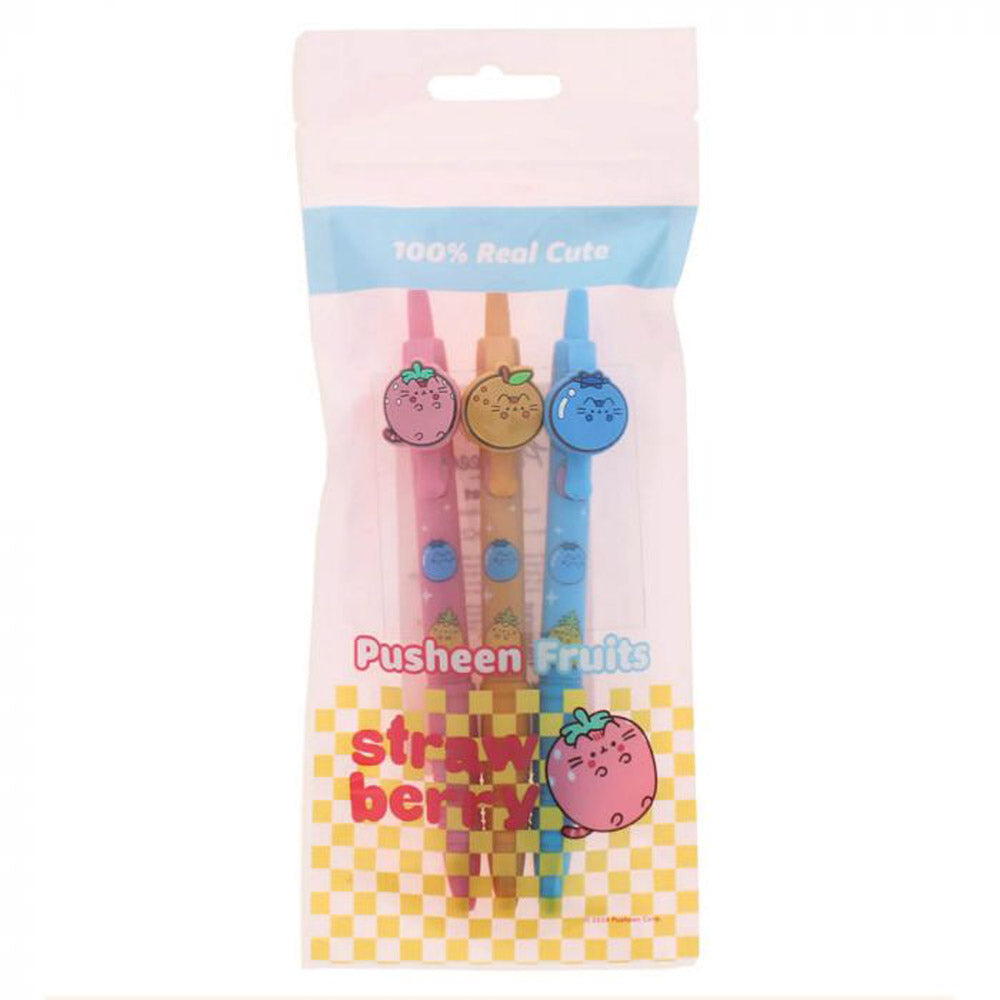 Pusheen Fruits Pen Set