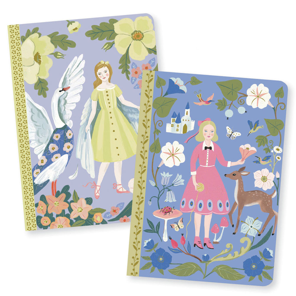 Djeco Little Notebooks (uppsättning av 2)